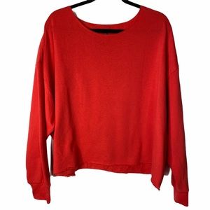 wild fable Pullover Cropped Melon Sweatshirt 2X